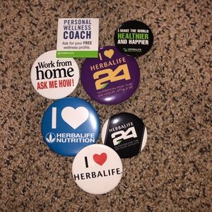 Herbalife pin/button bundle